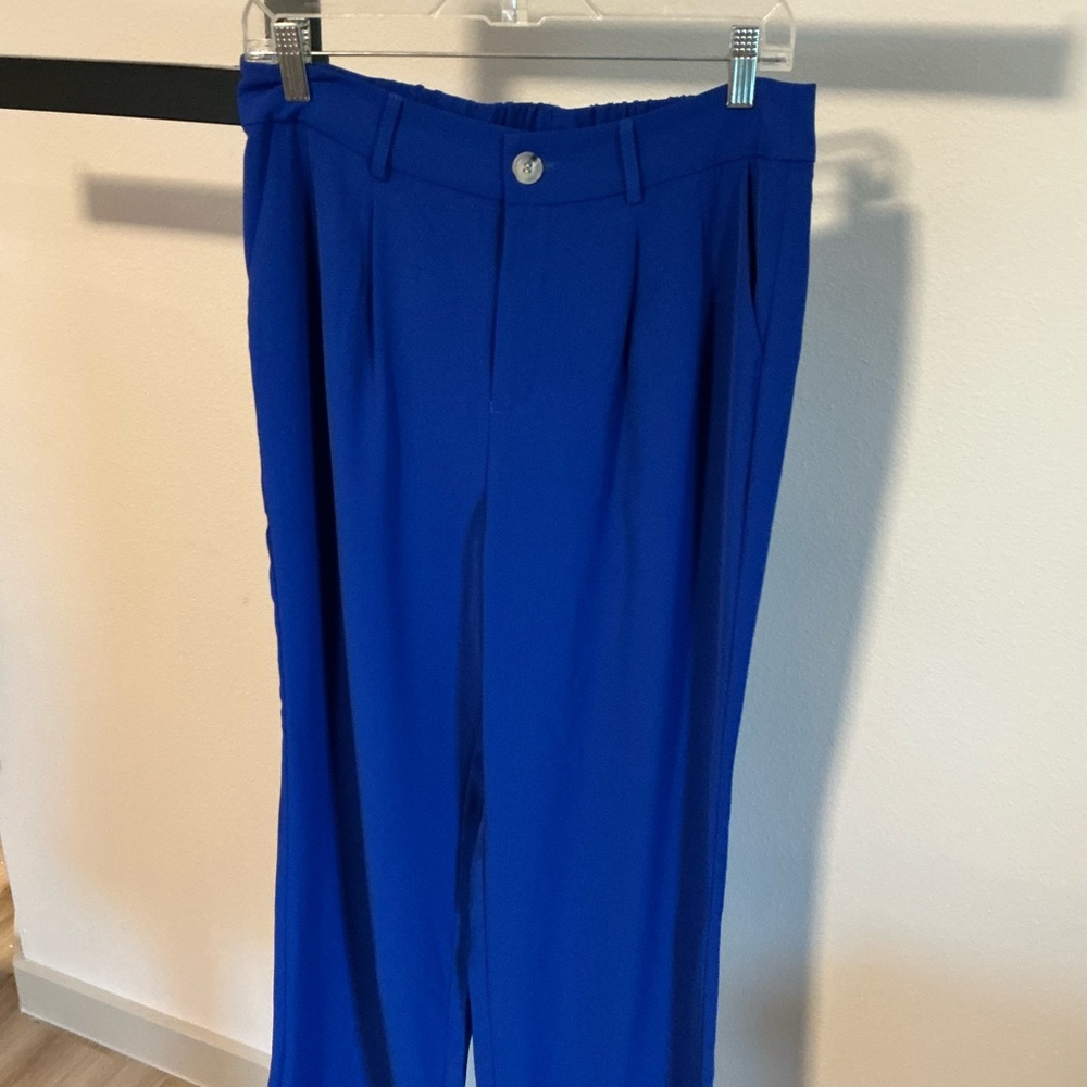 Elegant Women's Blue Trousers